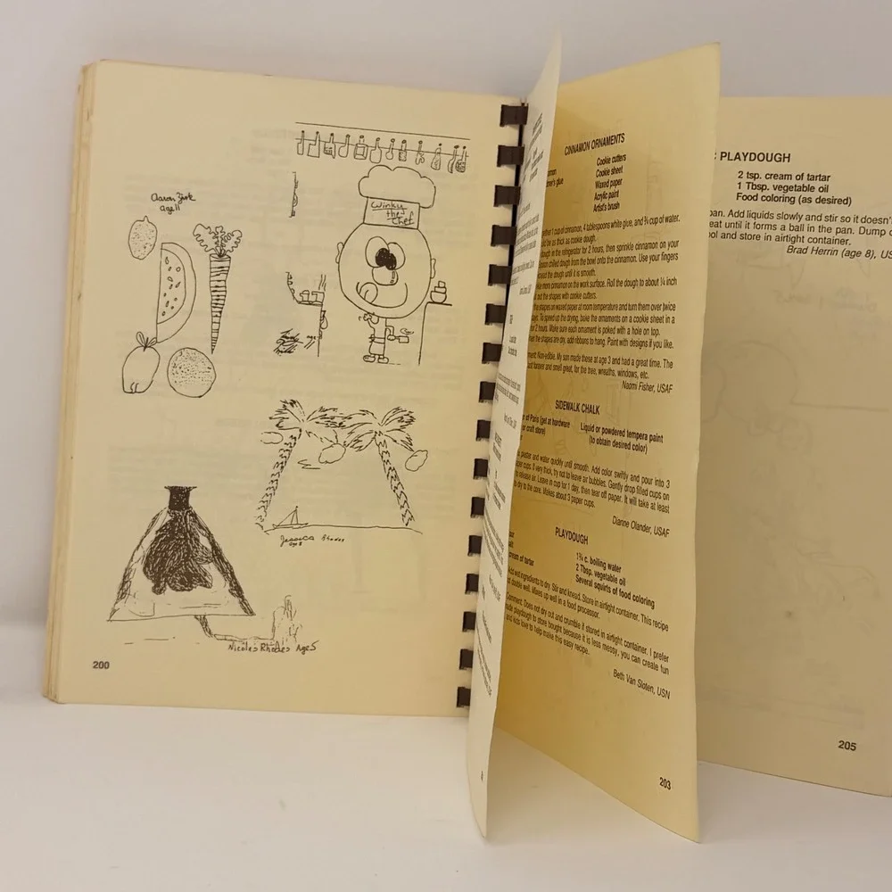 Vintage 1993 ACSC Cookbook The Support Roll Then and Now Air Force Military Base